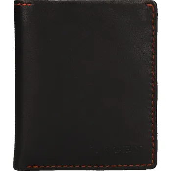 Peněženka pánská peněženka kožená TP-071 - tmavě hnědá - D.BRN