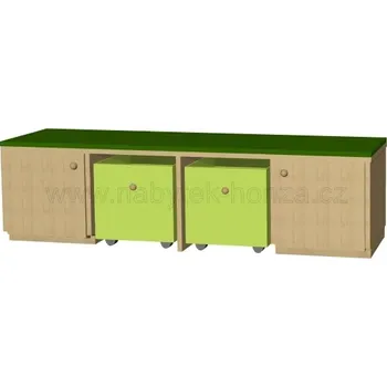 Zahradní lavice D125 lavice s matrací