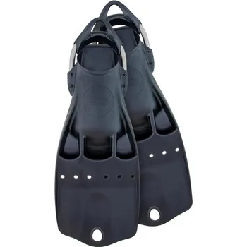 Ploutve Ploutve gumové LIGHTJET s ocelovými pružinami, TECLINE S/M černá