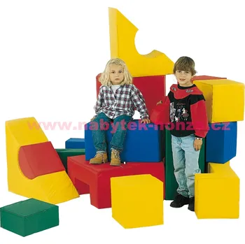 ostatní stavebnice Stavebnice molitanová M30 - 11 dílů