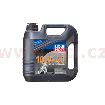 Motorový olej LIQUI MOLY Motorbike 4T 10W40 Basic Offroad, minerální motorový olej olej 4 l
