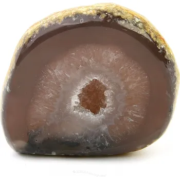 Přírodní kámen Achátová geoda s dutinou 132 g