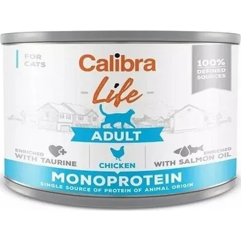 Krmivo pro kočku Calibra Cat Life konz.Adult Chicken 200g Výhodné balení 6 kusů