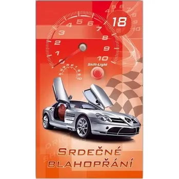 MFP M11-341 Blahopřání k narozeninám 18 - Auto