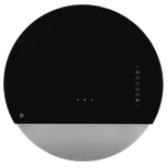 Ciarko Design Odsavač šikmý komínový Eclipse Black Inox (CDP6001CC)