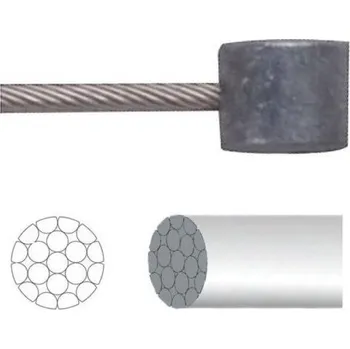 Lanko pro jízdní kolo Lanko brzdové 1,5 m / 1,5 mm, nerez broušené - Author