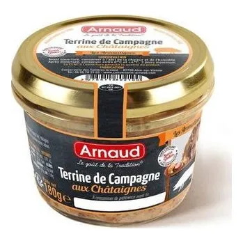 Arnaud Farmářská terina s kaštany "LABEL ROUGE", 180g