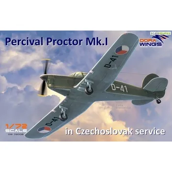 Plastikový model Dora Wings 1/72 Percival Proctor Mk.I Czechoslovak service