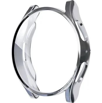 Příslušenství k chytrým hodinkám Silikonový kryt pro Samsung Galaxy Watch 5 44 mm - Stříbrný