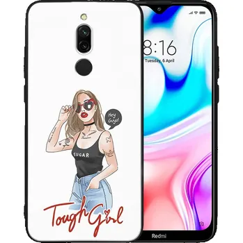 Příslušenství pro tablet VSECHNONAMOBIL 50770 MY ART Ochranný obal Xiaomi Redmi 8 -TOUGH GIRL (131)