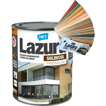 barva a nátěr na dřevo Het Soldecol Lazura PREMIUM - tónovaná Velikost balení: 0,75 l, Odstín: SLP 234 + Dárek: Míchátko na barvu ZDARMA