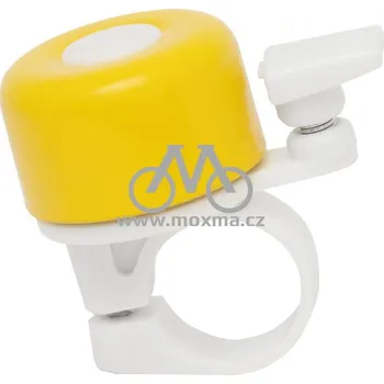 Zvonek na kolo Zvonek PRO-T Mini - bílo-žlutá