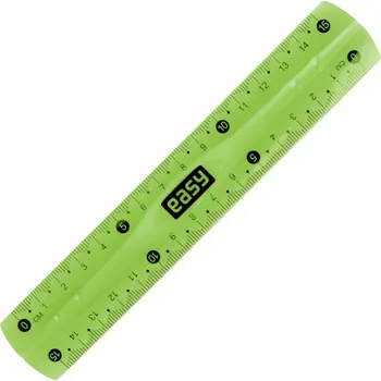 pravítka Pravítko 15 cm - Easy Flex - zelená