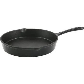 Grilovací rošt Pánev litinová posmaltovaná Ø 24 cm (posmaltovaná litinová pánev Ø 24 cm spojuje tradiční pevnost litiny s nepřilnavým povrchem)