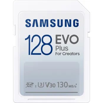 Samsung EVO Plus SDXC 128 GB UHS-I U3…