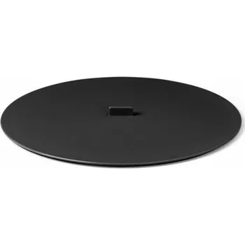 Poklice Poklice Nettuno Carbon Black L 25 cm, černá - BLIMPLUS (NETTUNO poklice na mísu vel. L 25 cm, Carbon Black, černá - BLIMPLUS)