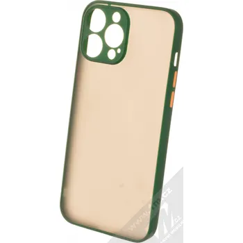 Pouzdro na mobilní telefon 1Mcz Solid Bumper ochranný kryt pro Apple iPhone 13 Pro Max tmavě zelená (dark green)