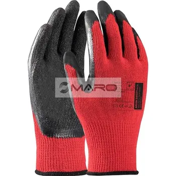 Pracovní rukavice Ardon Rukavice DICK MAX, máčené, velikost 10, červené, A9096-10