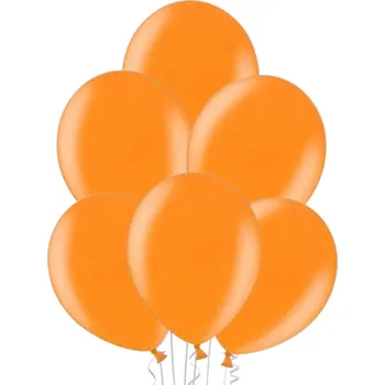 Balónek Balónky metalické - 081 BRIGHT ORANGE - 10 ks belbal 1100081-010