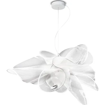 Slamp La Belle Étoile white small, závěsné designové svítidlo, 21W LED 2700K DIM, prům. 73cm