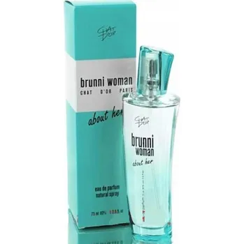 Nestandardní parfém Bruno Banani Chat Dor Brunni Woman About Her, Parfémovaná voda 75ml (Alternatíva vône Bruno Banani About Woman) Pre ženy Parfémovaná voda 75ml