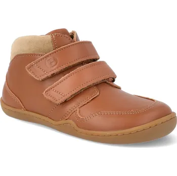 Barefoot dětské kotníkové boty Blifestyle - Raccoon bio nappa haselnuss W hnědé Velikost: 30