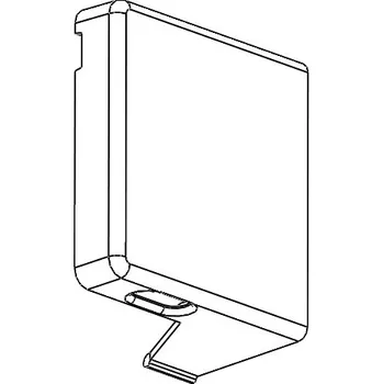 Žaluzie Krytka na žaluzie ISOTRA System Classic 45° PRAVÁ