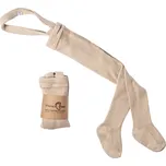 Mama's Feet Dětské punčocháče s kšandami Fribble Beige béžové Velikost: 0-2 měsíce