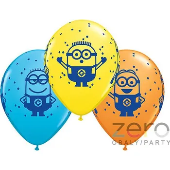 Balónek Balónky nafukovací pr. 30 cm (5 ks) - Mimoni (mix)