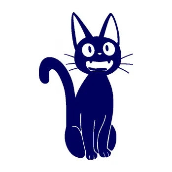 Samolepící dekorace SAMOLEPKA Kočka 031 pravá (23 - tmavě modrá) NA AUTO, NÁLEPKA, FÓLIE, POLEP, TUNING, VLASTNÍ TEXT, TISK, AUTOSAMOLEPKY.cz, POLEPY, OBRÁZEK, LOGO, SAMOLEPKY