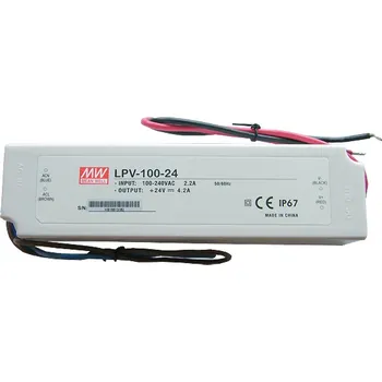 spínaný zdroj Síťový spínaný zdroj MEAN WELL 100-240V - 24V, 4,2A, 100W vestavný pro LED pásky