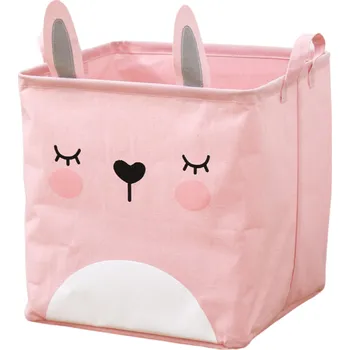 Úložný box Dream Creations Čtvercový koš na hračky motiv králík 33 x 34 cm