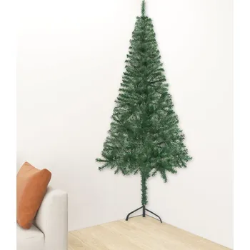 Vánoční stromek vidaXL 329166 rohový umělý vánoční stromek zelený 240 cm