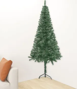 Vánoční stromek vidaXL 329166 rohový umělý vánoční stromek zelený 240 cm