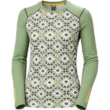 HELLY HANSEN W LIFA ACTIVE GRAPHIC CREW Jade 2.0 Star Pixel Velikost: S