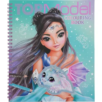 omalovánky Omalovánky Liv s dráčkem - Top Model (kroužková)