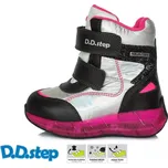 D.D.Step D.D. step dívčí zimní obuv F651-454BM Barva: černá, Velikost: 27