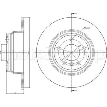 Brzdový kotouč Brzdový kotouč METELLI 23-0782C