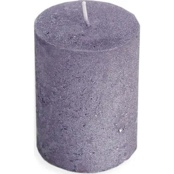 Svíčka Sv.rustik válec 60x80 LAK fialová (410600800060149)