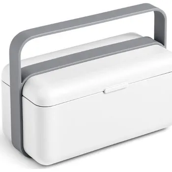 Svačinový box Box na oběd Bauletto Arctic White S, bílý - BLIMPLUS (Bauletto krabička na jídlo, Arctic White S, bílý - BLIMPLUS)
