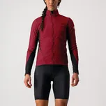 Dámská zimní bunda Castelli Unlimited W Puffy Jacket, Bordeaux/black-brilliant Pink Velikost: S