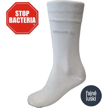 Pánské ponožky Bavlněné ponožky se stříbrným vláknem 42-43 bílá