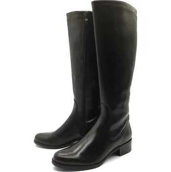 Dámské kozačky Dámské kožené kozačky 1400 ACORD černá Barva: černá, Velikost: 36