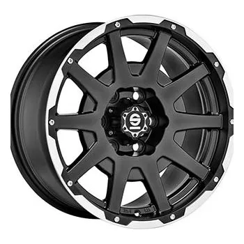 Alu kolo Alu kola SPARCO dakar matt black lip polished + rivets MATT BLACK LIP POL.+RIVETS 7,5x17" 5x100 ET38 63,3