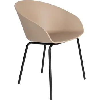 Jídelní židle Zuiver Béžová plastová jídelní židle Banne Void