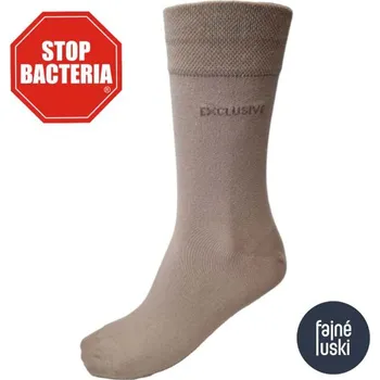 Pánské ponožky Bavlněné ponožky se stříbrným vláknem 42-43 béžová