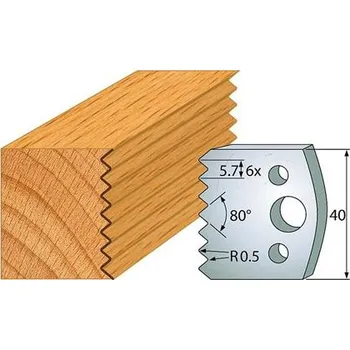 Fréza IGM profil 077 - pár nožů 40x4mm SP