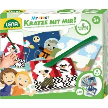 omalovánky LENA Vyškrábej si své povolání