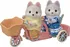 Figurka Sylvanian Families 5637 Tandemové kolo pro Husky sourozence