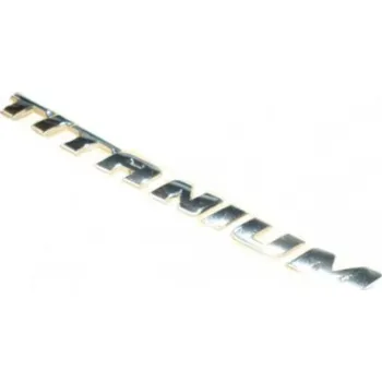 Znak automobilu Nápis TITANIUM